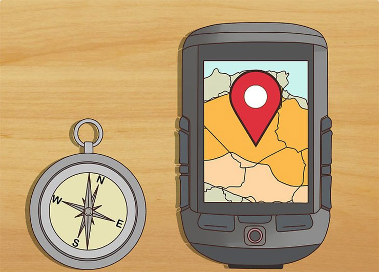 Bring a compass or portable GPS